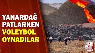 Yanardağ Manzarasında \