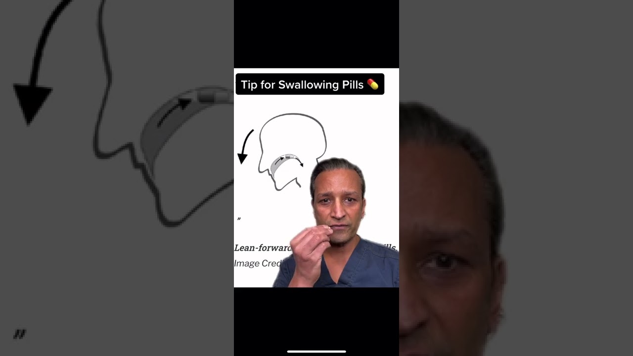 Как глотать таблетки 