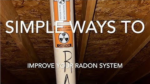 Radon System Optimization: Floor Caulking