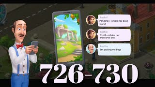 Gardenscapes 726-730