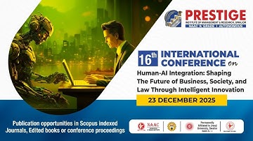 PIMRG 16th International Conference: Inaugural session | Human-AI Integration | Dec 23, 2025