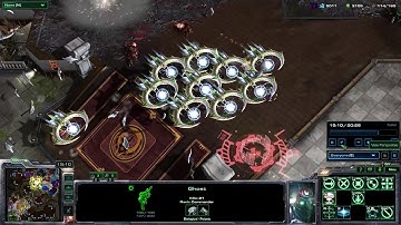 StarCraft II Cool Nuke wiping out 21 void rays