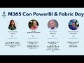 M365 Con PowerBI &amp; Fabric Day Part 2)