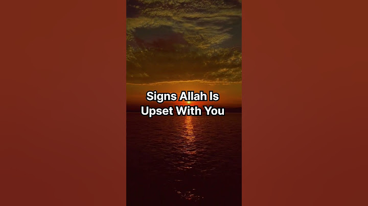 Signs Allah Is upset with you. #islam #shorts