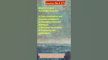 Question No. 271 | AWS Solutions Architect Associate Certification Practice Questions | #aws #shorts