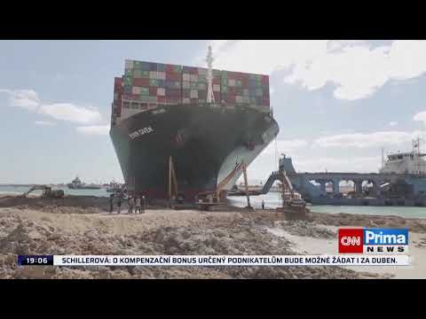 Video: Ktorá loď uviazla v Suezskom prieplave?