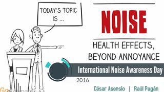 Noise Health Effects. Beyond Annoyance. #INAD2016