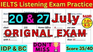 27 April 2024 IELTS Listening Practice Test 2024 with Answers | IELTS Exam Prediction | BC & IDP