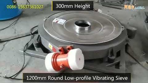 AAREAL Inline Flow-thru Vibrating Separator