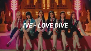 IVE  - LOVE DIVE (Easy Lyrics) Resimi