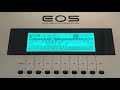 YAMAHA EOS B900 DEMO SONG / DATA DISK 