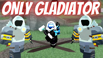 Only gladiator with support tds Tower Defense Simulator
