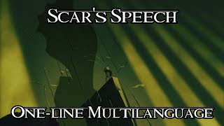 The Lion King 1994 Be Prepared - Scars Speech One-Line Multilanguage