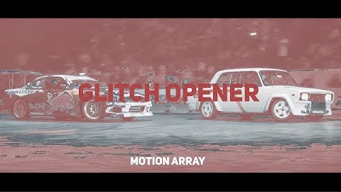 Glitch Opener Premiere Pro Templates