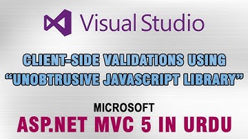 ASP.NET MVC 5 Tutorial In Urdu - Client-side Validations using "Unobtrusive JavaScript"