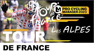 Pro Cycling Manager 2023 : MOUNTAIN GAMEPLAY // Col de la Loze ft. Jonas  Vingegaard 