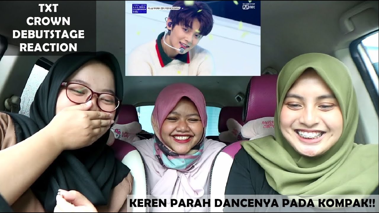 TXT - CROWN || DebutStage Reaction (Indonesia)