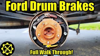 Ford F150 DRUM BRAKE Replacement! (Quick Guide)