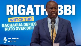 🔥EMERGENCY UPDATE: Fallout in UDA as Gachagua Shocks Ruto! Vows SUPPORT for Uhuru's BBI in Mt Kenya!