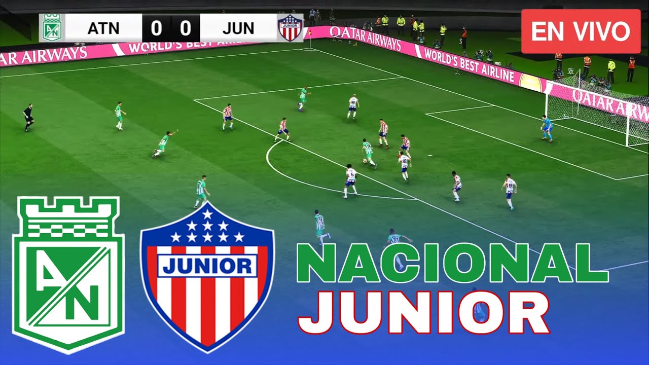 Atletico Nacional vs Junior Liga Colombiana 2025 Partido Simulación PES 21