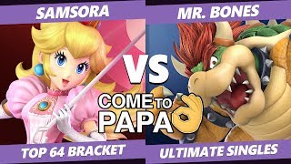 Ctp3 Ssbu - Samsora Peach Vs. Mr. Bones Bowser Smash Ultimate Tournament Top 64