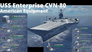 USS Enterprise CVN-80, Assault Carrier, Full American Equipment.