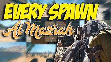 MASTERING Every Spawn in AL MAZRAH DMZ