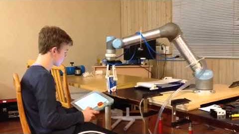 Simple robot pick and place test UR5