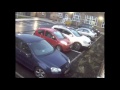 Parking Fail - Seriously Bad Driver Hitting A Parked Car Multiple Times