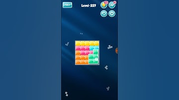 Block! Basic Novice Level 227 Walkthrough Solution