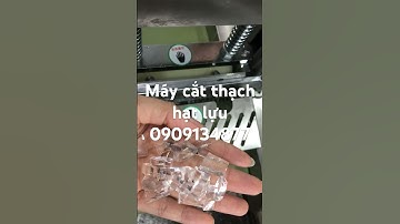 Máy cắt thạch rau câu, máy thái thạch hạt lựu, máy thái thạch sương sa sương sáo hạt lựu JL 660