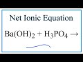 Barium Compounds and Ionic Equations