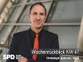 Wochenrückblick Deutscher Bundestag KW 47/2022