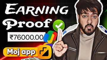 moj app earning proof | how to earn money from moj app | moj app se paise kaise kamaye #moj