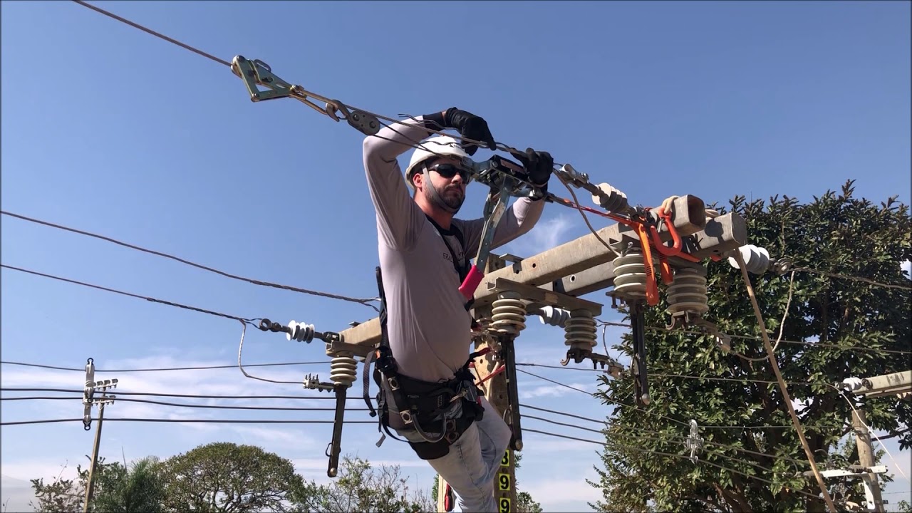 COMAN - Tensionamento de cabo - Cursos GS ELETROTÉCNICA