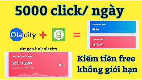 Olacity - Rút gọn link | Thủ thuật mới tăng lượt click nhanh chóng