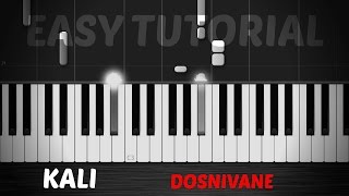 KALI - Dosnívané - Piano Tutorial - Synthesia