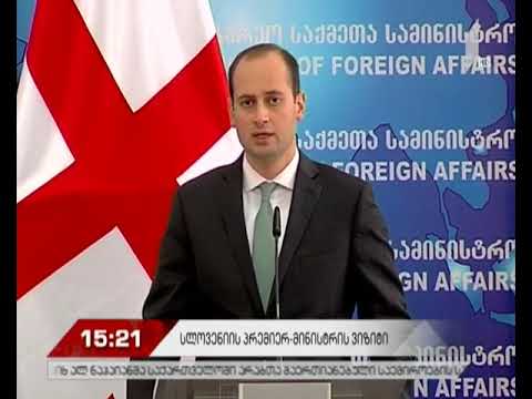 სლოვენიის საგარეო საქმეთა მინისტრის ვიზიტი საქართველოში