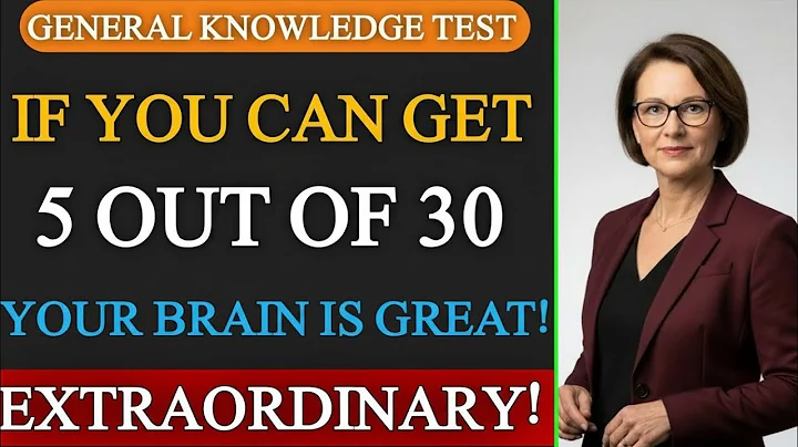Only 1% of People Get More Than 5/30 😱 Ultimate General Knowledge Test That Will Shock You!