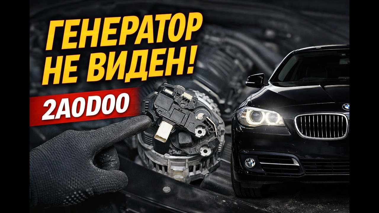 BMW F10 не видит генератор! Ошибка 2A0D00 — что делать?
