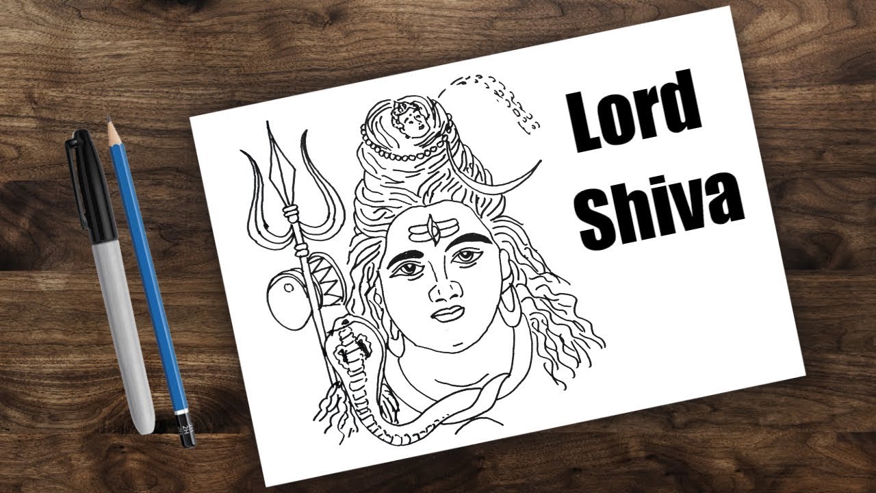 Featured image of post Shiva Drawing For Kids Easy