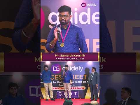 SBI Clerk 2024-25 Success Story 🔥 | Samarth Kaushik Shares His Journey | Guidely Toppers Talk