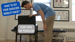 FIRST Exercise / Stretches After Shoulder Surgery - Codman's Pendulum Wealth