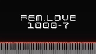 Miniatura del video "1000-7 - Fem.love | Easy Piano Tutorial + MIDI #pianocover"