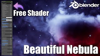 Create an EPIC Nebula in Blender   FREE Shader