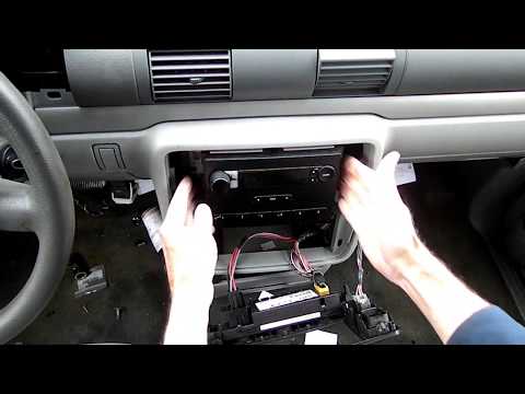 Ford Freestar Minivan Radio Removal