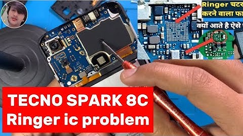 Tecno Spark 8C ringer not working fixed ||  ringer problem solution I Spark 8C ringer ic problem💯✅