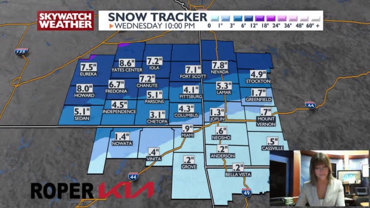 Winter storm approaches quickly, but we only see a few light showers ...