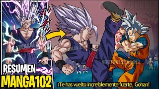 DBS MANGA 102The BRUTAL BATTLE begins: GOKU UI vs GOHAN!  FULL SUMMARY