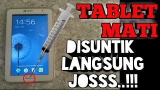 Cara Memperbaiki Tablet SAMSUNG Tab 2 Tidak Bisa Di Cas (Logo Termometer). 